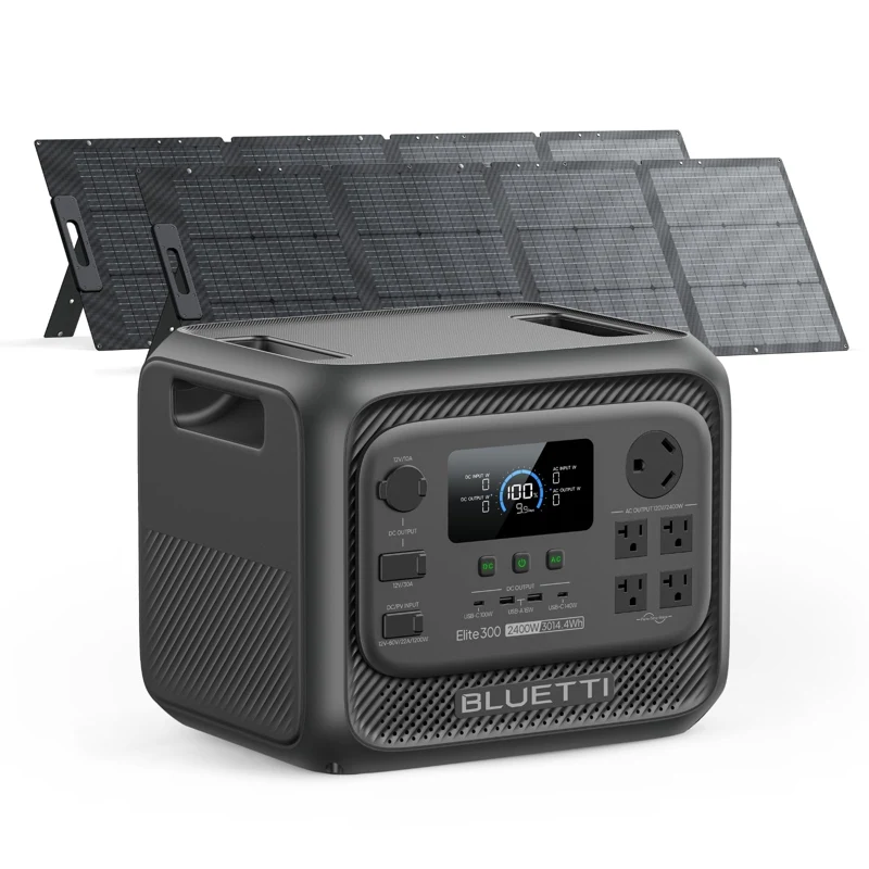 BLUETTI Elite 300 with 2x200W Panels